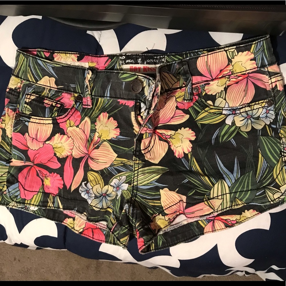 Floral shorts never worn , yellow shorts only worn twice both size 7 in womans